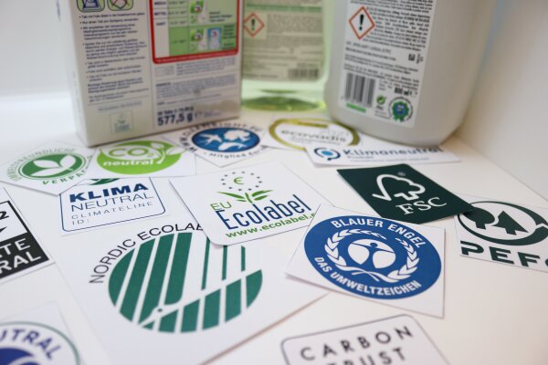 Verschiedene Labels zur Nachhaltigkeit
