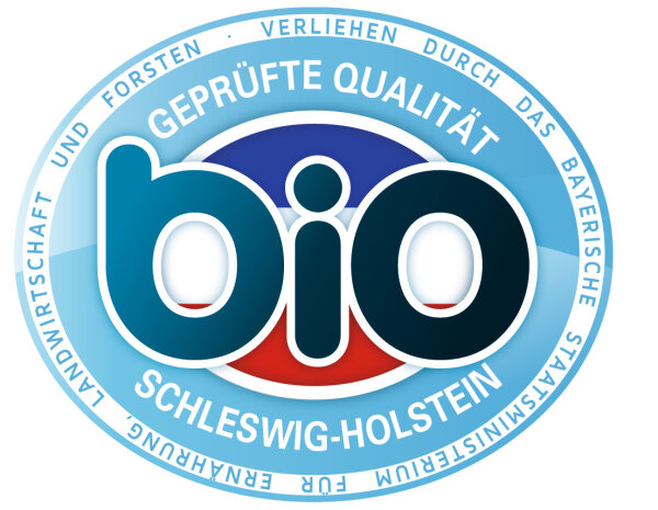 Geprüfte Bio-Qualität – Schleswig-Holstein (verliehen durch das Bayerische Staatsministerium für Ernährung, Landwirtschaft und Forsten)