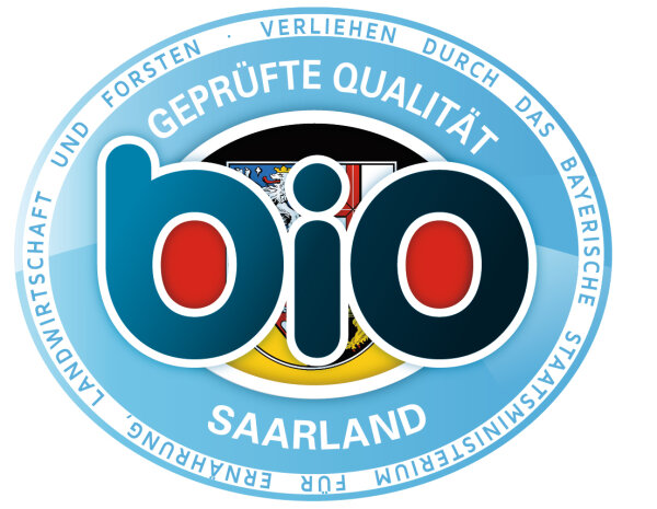 Geprüfte Bio-Qualität – Saarland (verliehen durch das Bayerische Staatsministerium für Ernährung, Landwirtschaft und Forsten)