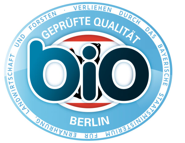 Geprüfte Bio-Qualität – Berlin (verliehen durch das Bayerische Staatsministerium für Ernährung, Landwirtschaft und Forsten)