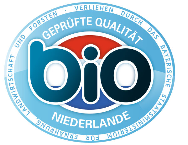 Geprüfte Bio-Qualität – Niederlande (verliehen durch das Bayerische Staatsministerium für Ernährung, Landwirtschaft und Forsten)