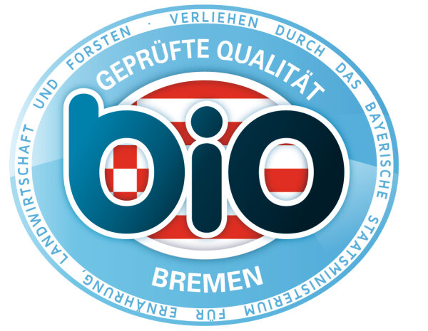 Geprüfte Bio-Qualität – Bremen (verliehen durch das Bayerische Staatsministerium für Ernährung, Landwirtschaft und Forsten)