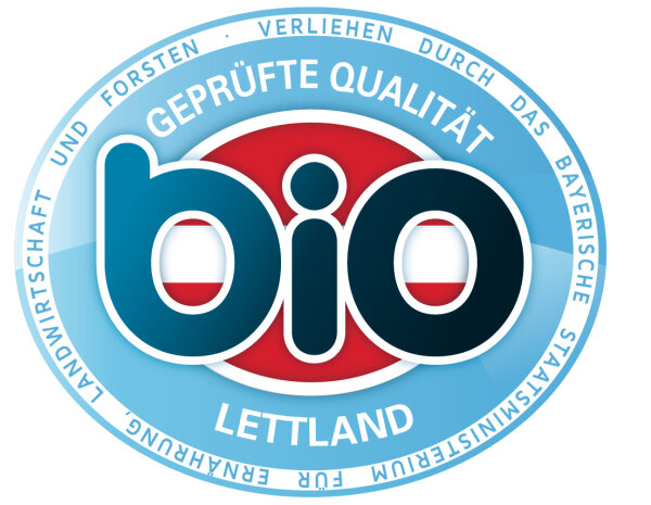 Geprüfte Bio-Qualität – Lettland (verliehen durch das Bayerische Staatsministerium für Ernährung, Landwirtschaft und Forsten)