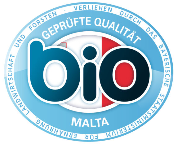 Geprüfte Bio-Qualität – Malta (verliehen durch das Bayerische Staatsministerium für Ernährung, Landwirtschaft und Forsten)