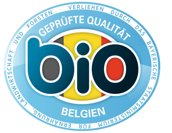 Geprüfte Bio-Qualität – Belgien (verliehen durch das Bayerische Staatsministerium für Ernährung, Landwirtschaft und Forsten)