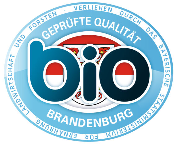 Geprüfte Bio-Qualität – Brandenburg (verliehen durch das Bayerische Staatsministerium für Ernährung, Landwirtschaft und Forsten)