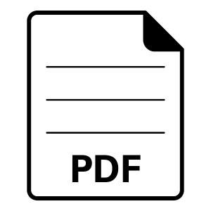 Grafische Darstellung eines Dokuments mit Linien und Schriftzug PDF