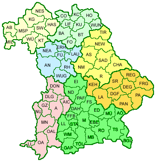 Bayern-Karte
