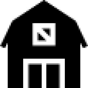 Icon eines Bauernhofes