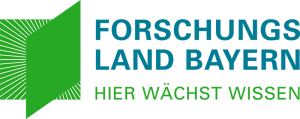 Logo und Schriftzug Forschungsland Bayern