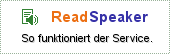 Logo Readspeaker Vorlesefunktion