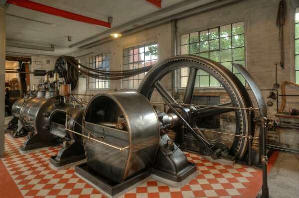 Dampfmaschine, Industriemuseum Lauf a.d. Pegnitz (Foto: Helmut Meyer zur Capellen)