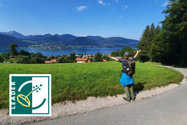 Panoramablick auf den Tegernsee