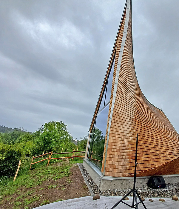 Außenansicht der Kapelle SinnRaum 