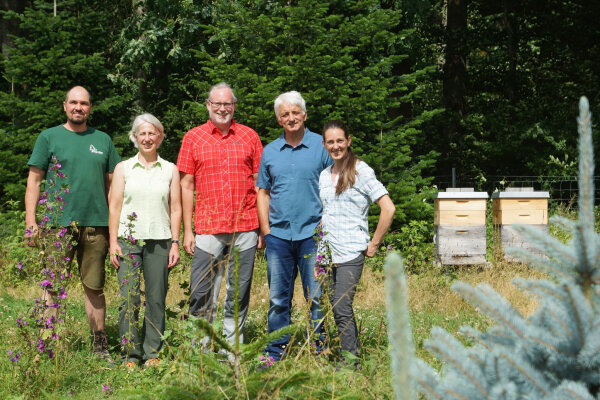 Die Projektpartner von Bienen – Bäume – Blütenträume auf Gut Mergenthau (Fotos: Dr. Steffen Watzke)