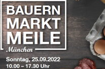 Plakat Bauernmarktmeile 2022 am 25.09.2022
