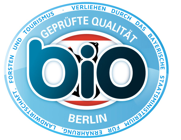 Geprüfte Bio-Qualität – Berlin (verliehen durch das Bayerische Staatsministerium für Ernährung, Landwirtschaft und Forsten)