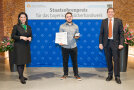 Preisträger Staatsehrenpreis Bäcker mit Ministerin Michaela Kaniber