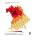 Bayernkarte mit Waldbrandgefahrenindex