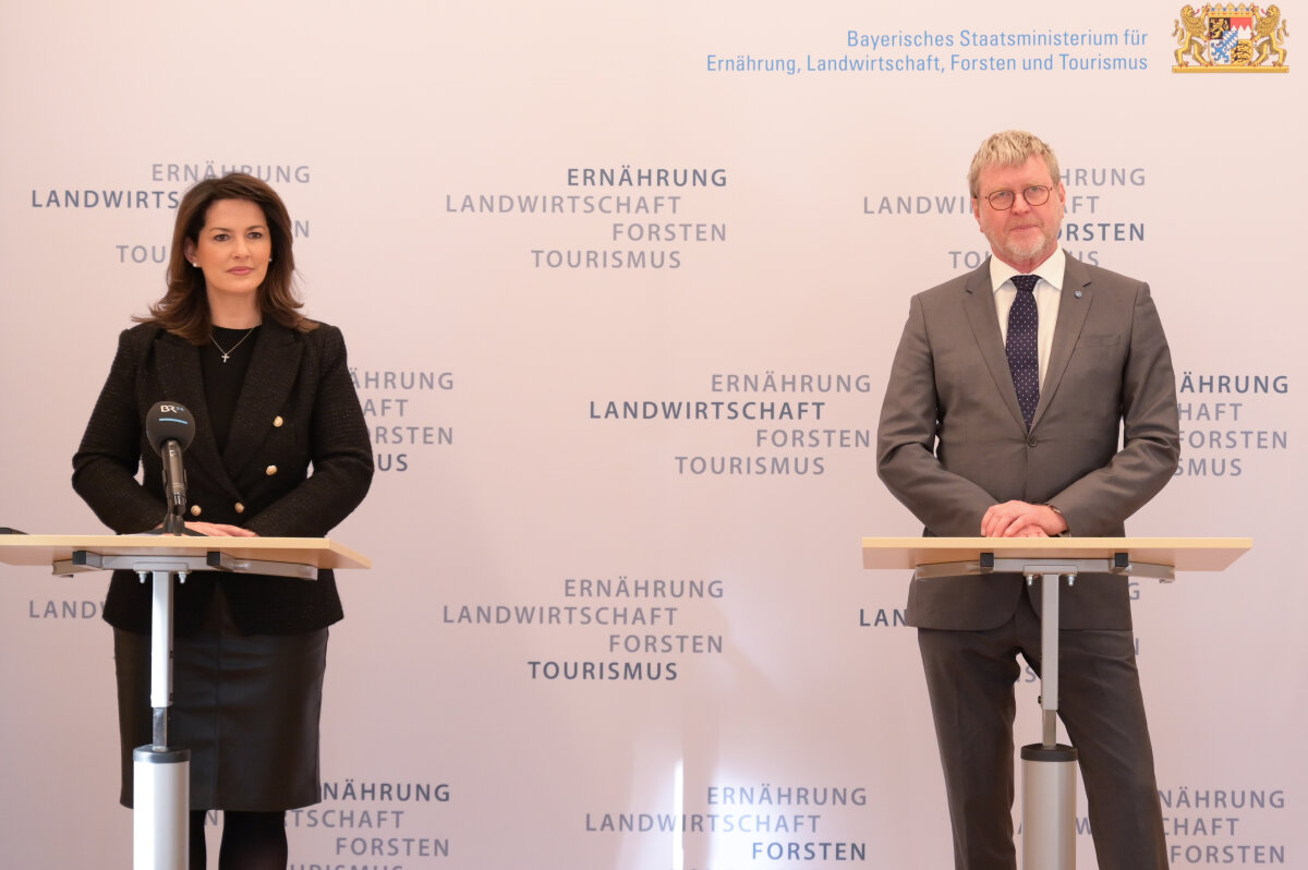 Ministerin Michaela Kaniber und Staatsminister a.D. Dr. Marcel Huber.