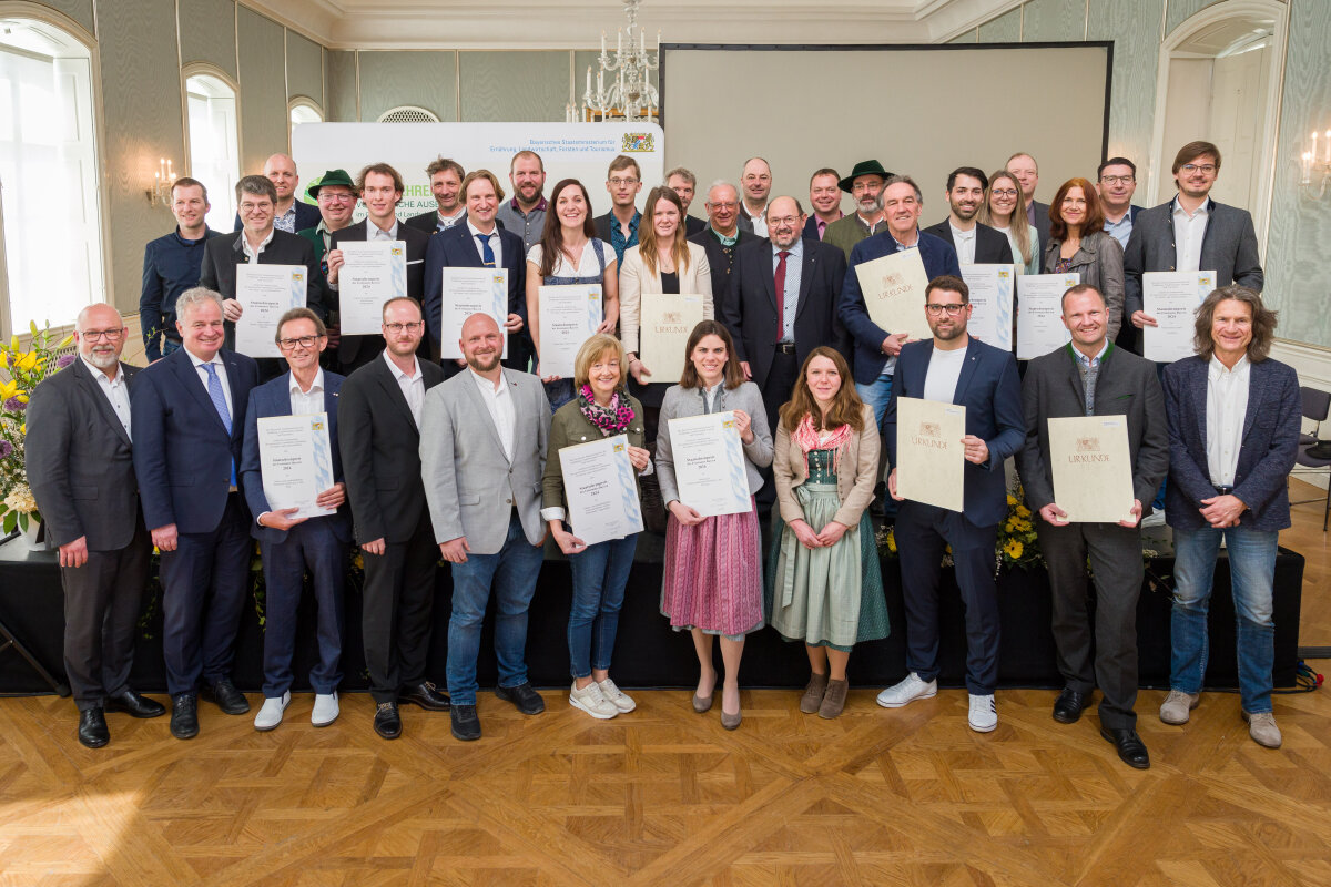 Gruppenbild mit den Preisträgern