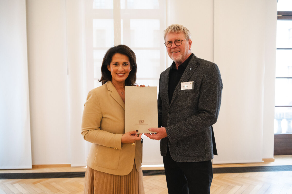 Staatsministerin Michaela Kaniber und Dr. Marcel Huber, Staatsminister a.D. 