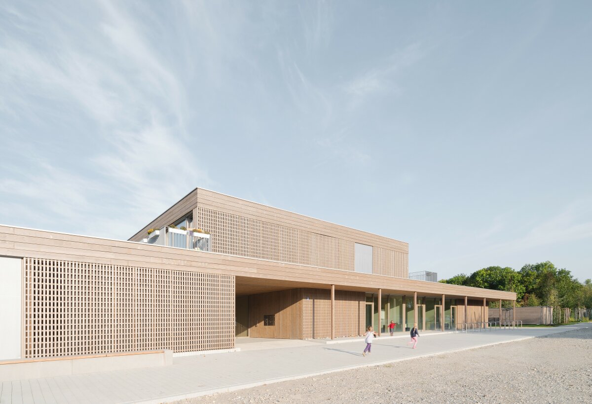 Holzbau des Hauses für Kinder, Kirchheim