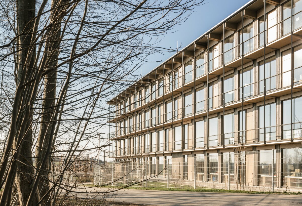 Holzbau der Grund-, Mittel- und Realschule Odelzhausen