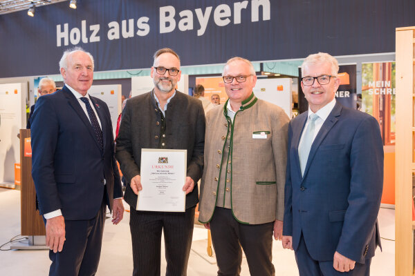 Schreinerpreis 2024 - Kaspar Orterer aus Großweil/Zell, Landkreis Garmisch-Partenkirchen