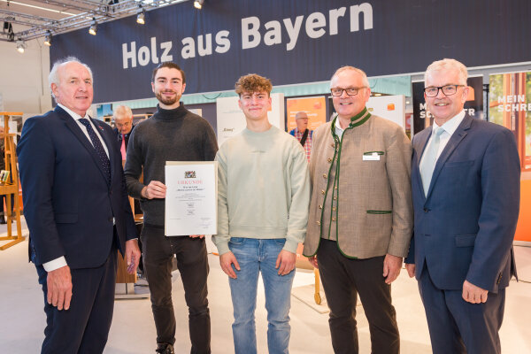 Schreinerpreis 2024 - Johannes Müller und Markus Müller aus Ampfing, Landkreis Mühldorf am Inn 
