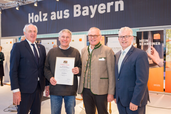 Schreinerpreis 2024 - Andreas Deinhart aus Dollnstein, Landkreis Eichstätt