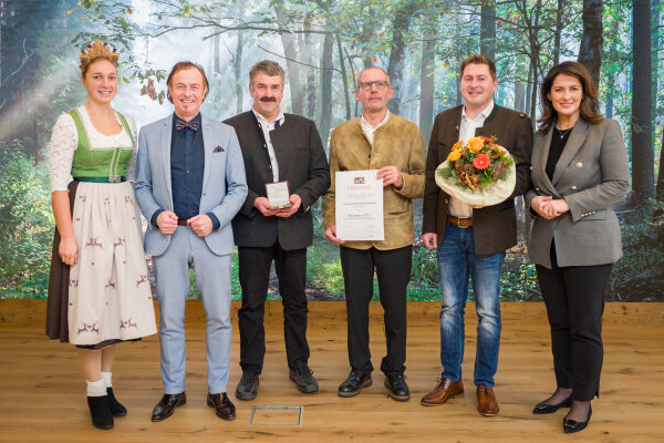 Staatspreis für vorbildliche Waldbewirtschaftung 2023 - Preisträger Nutzungsrechtewald Steinekirch